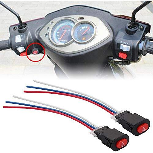 Centiot - Universal Turn Light Dual Flash Switch - Control Button Handle Bar