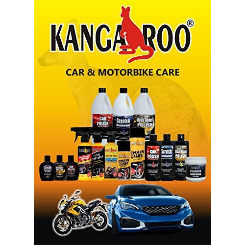 Kangaroo Chain Lube And Chain Cleaner (500 Ml Each, Black).
