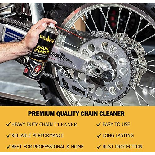 Kangaroo Chain Lubricant Spray & Chain Cleaner Spray(500 Ml Each) And Cleaning Brush