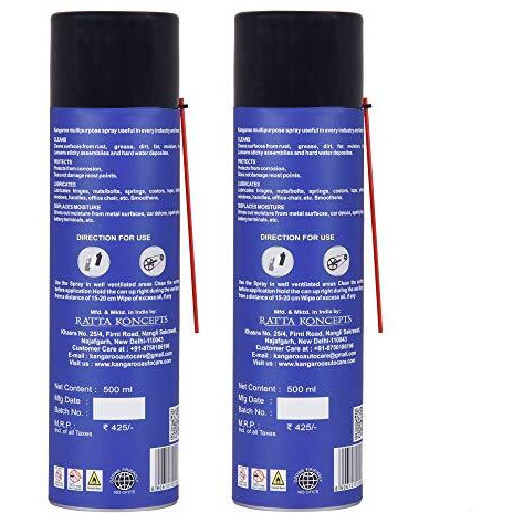 Kangaroo Rust Remover Spray, Multipurpose- 500 Ml Each