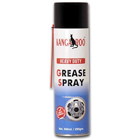 Kangaroo Liquid Grease Spray (Heavy Duty) 500 Ml | I High Viscous I Lubricates I Frees Sticky Mechanism I Reduces Squeaky Noise I Long Lasting Protection From Rust And Corrosion