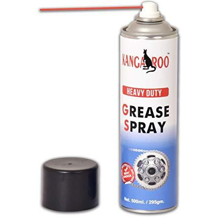 Kangaroo Liquid Grease Spray (Heavy Duty) 500 Ml | I High Viscous I Lubricates I Frees Sticky Mechanism I Reduces Squeaky Noise I Long Lasting Protection From Rust And Corrosion