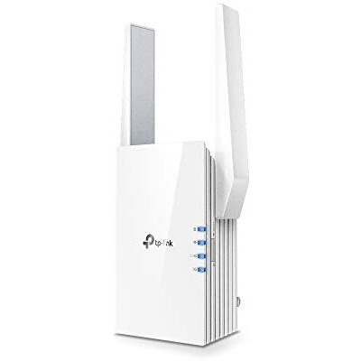 Tp-Link Ax1500 Wi-Fi 6 Range Extender, Up To 1500 Mbps Speed, Next-Gen Dual Band Wifi Booster, Wireless Repeater With Gigabit Port, 2 External Antennas, Easy Set-Up (Re505X)