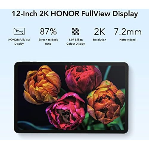 Honor Pad 8 30.4 Cm (12") 2K Display, Qualcomm Snapdragon 680, 6Gb Ram, 128Gb Storage, 8 Speakers, Android 12, Tuv Certified Eye Protection, Up To 14 Hours Battery, Wifi Tablet, Metal Body, Blue Hour