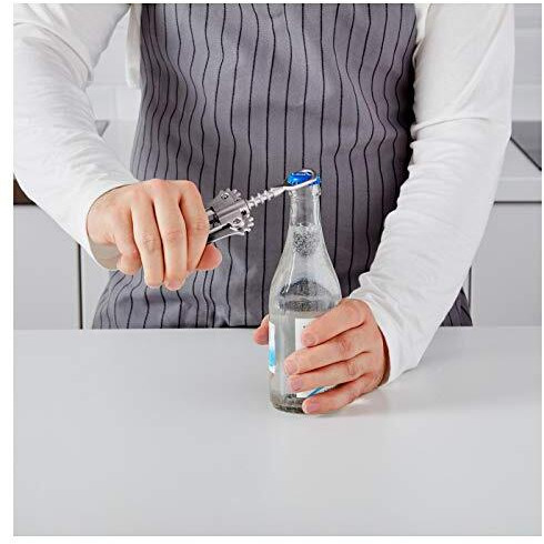 Ikea Idealisk Corkscrew Silver Color Matte Wine Bottle Opener