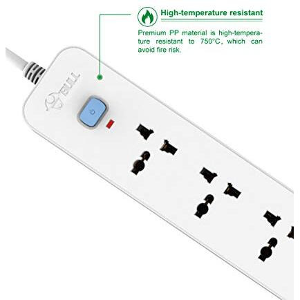 Gongniu Bull (Gongniu) Extension Board 4 Socket, 4 Switch, 3 M Wire