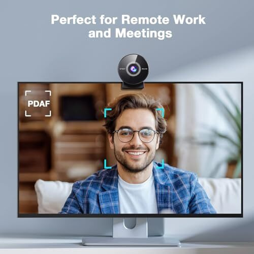 Emeet C950 4K Webcam For Pc - 8 Megapixels 4K Uhd, Pdaf Autofocus, Noise-Canceling Mic, 70 Fov, 1080P@60Fps, Privacy Cover, Usb 2.0 Plug&Play, Ideal Pc Camera 4K For Zoom/Teams/Skype/Google Meet