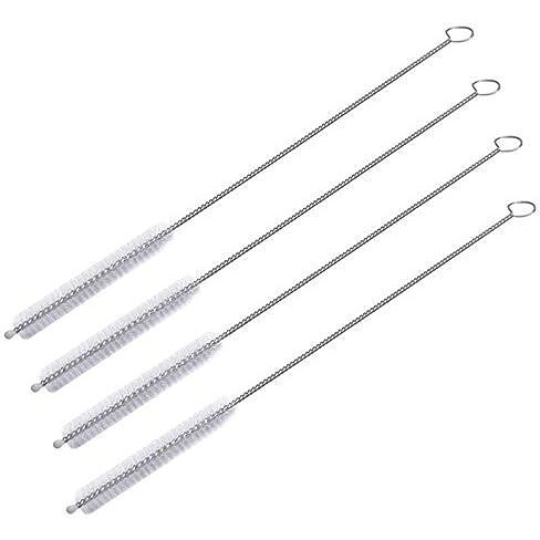 Alink Straw Brush, Nylon Skinny Pipe Tube Cleaner 190Mm X 7Mm Set Of 4 By Alink