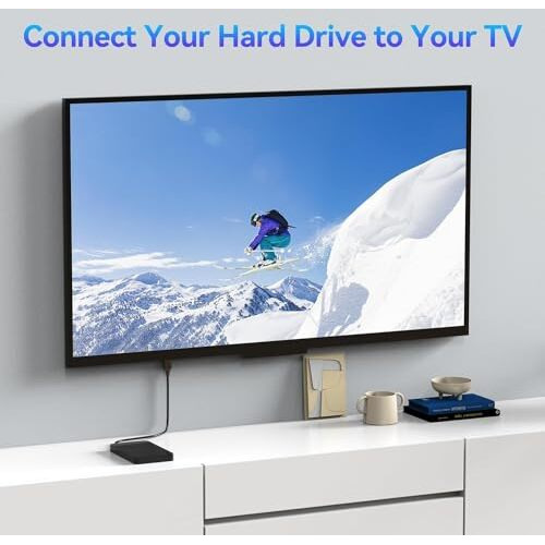 Rts High Speed Portable External Hard Drives Disk Hdd Usb 3.0 Cable Upto 5 Gbps Data Transfer Converter Cable Compatible With Seagate Wd Samsung Sony Hp Toshiba Hitachi Transcend Sony Desktop Laptop