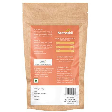 Nutrashil Muskmelon Seeds 150 Gms | Kharbooj Magaz | Kharbhuja Beej