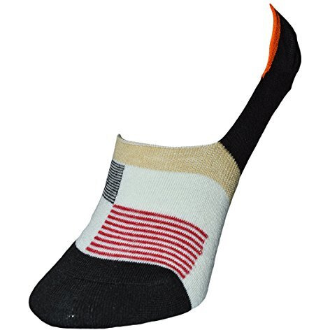 Me Stores Men's Solid No Show Sneakers Socks (Large) - Pack Of 6 Pair