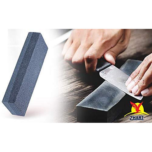 Zhart Professional Knife Sharpener For Both Knives And Tools, Original Combination Water Sharpening Stone For Kitchen, Survival Kit, Blade Best Grinding Device Cssc109