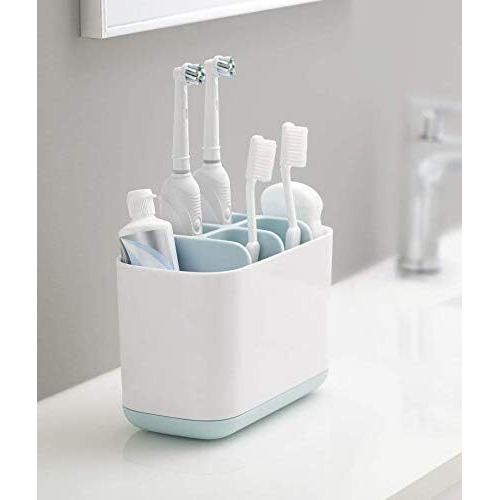 Leawall Plastic Multipurpose Toothbrush Caddy For Bathroom | Tooth Brush Holder For Wash Basin (Multicolor)