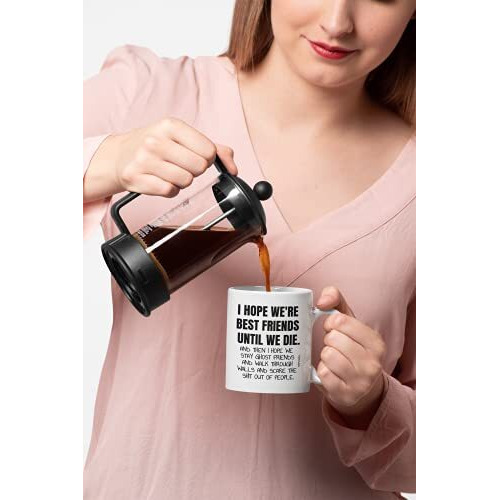 Best Friend Mug Gifts Cup - Funny Friendship Great Item Present Christmas Birthday Female Male Men Women Him Her Ideas Sister Mothers Day Mg0024