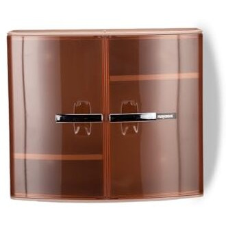 Nayasa Bathroom Cabinet | Storage Box Cabinet | Storage Unit Cabinet | 17 Cm X 38.5 Cm X 33 Cm | Brown