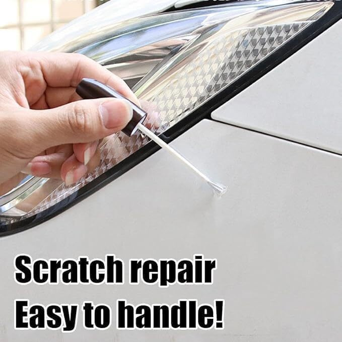 Inobeck Touch Up Paint Pen For Cars, Car Scratch Repair Pen, Car Accessories Car Touch Up Fill Paint Pen, Car Remover Scratch Paint Pen, Automotive Touch Up Paint For Erase Car Scratches (White)