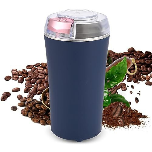 Weinsamkeit Electric Coffee Grinder - 200W Multifunctional With Stainless Steel Blades, Overheating Protection, Portable For Beans