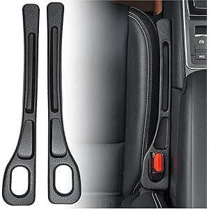 Cloudhome 2Pcs Car Seat Gap Filler Eva Car Organizer Gap Filler Between Seat And Console Compatible With Buckle Base Universal Car Seat Gap Filler Organizer Phone Holder