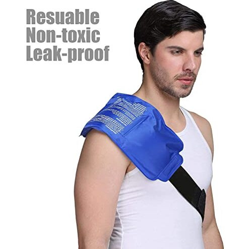 Xpandio Reusable Hot And Cold Ice Pack For Pain Relief Gel Bag For Shoulder Ankle Knee (Multicolour)