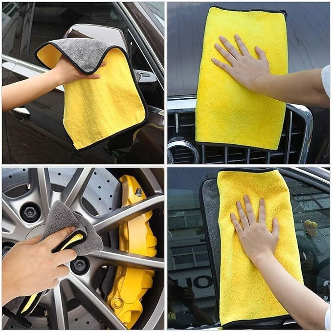 Five Microfiber Car Duster Kits For Interior And Exterior Car Cleaning, Dust Removal, Lint-Free, Pollen-Removing, Long-Handled Dusters For Cars, Suvs, And Motorcycles