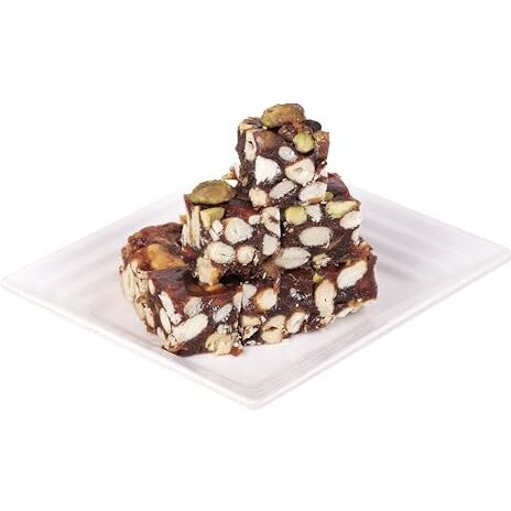 Shree Sweets Dryruits Barfi Less Sugar Energy Bites Made With Dates, Kaju, Badam, Pista & Pure Ghee. A Healthy, Nutrient Snack For A Quick Energy Boost Dry Fruit Chikki Indian Sweets Gift Pack (1 Kg)