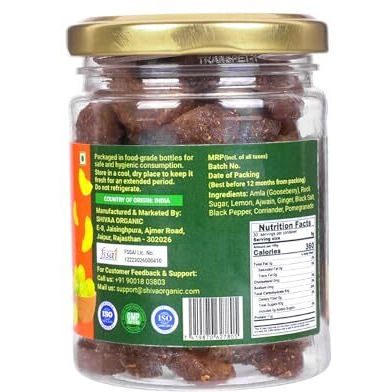 Shiva Organic Chatpati Amla (Gooseberry) Candy (150 G)