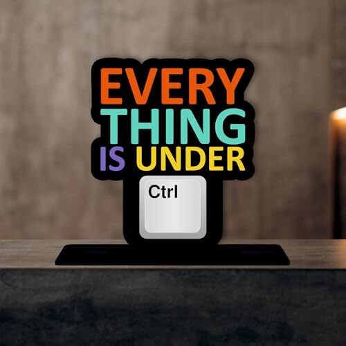 Giftplease Wooden Idols And Figurine Quotes Table Decoration For Office Desk | Home Decor Item | Living Room | Modern Art Wood Showpiece Gift Item (Tp-49)
