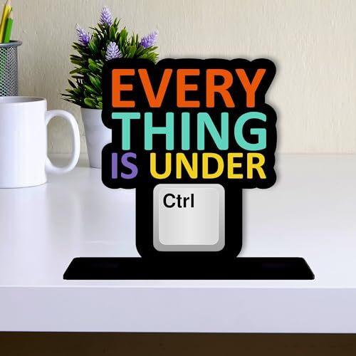 Giftplease Wooden Idols And Figurine Quotes Table Decoration For Office Desk | Home Decor Item | Living Room | Modern Art Wood Showpiece Gift Item (Tp-49)
