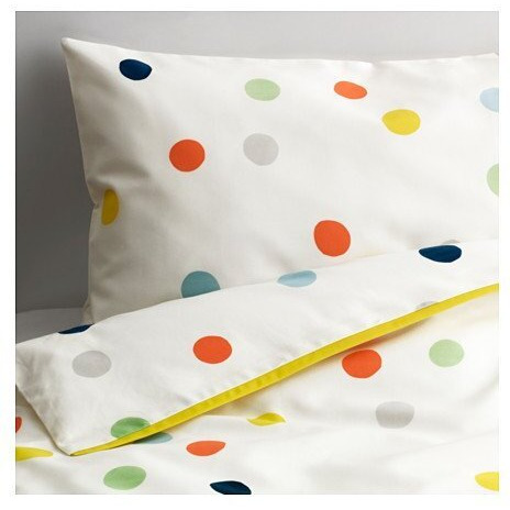 Ikea Dromland Crib Bedding Duvet Cover And Pillow Case Set