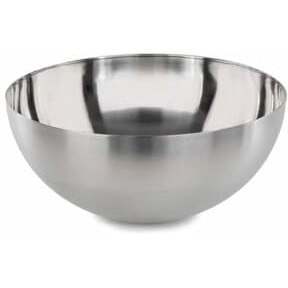 Ikea Stainless Steel Solid Serving Bowl , Silver, 1 Gallon, 3700 Ml