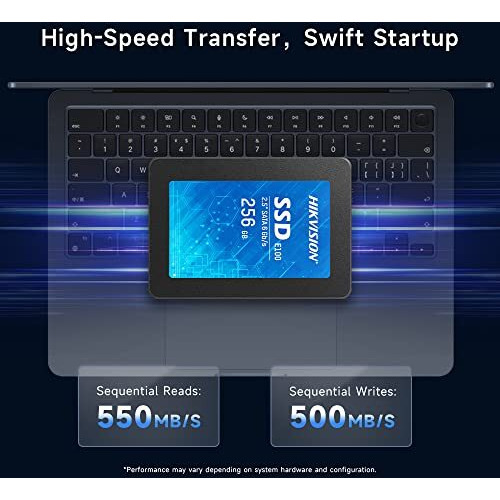 Hikvision Internal Ssd 256 Gb 3D Nand 2.5 Inch Sata Iii (R/W Speed Up To 550/500 Mb/S)