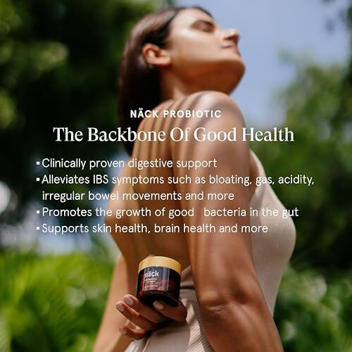 Nck Probiotic | Patented Strain Lactospore | Clinically Proven Bacillus Coagulans For Digestive Health | Vegan, Non-Gmo, Shelf-Stable | Gut Health Supplement | 2 Billion Cfu | 30 Vegan Capsules