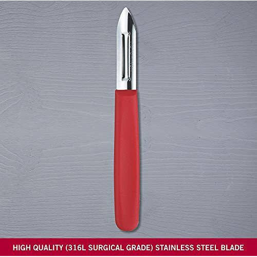 Victorinox Double Edge Potato Peeler Red
