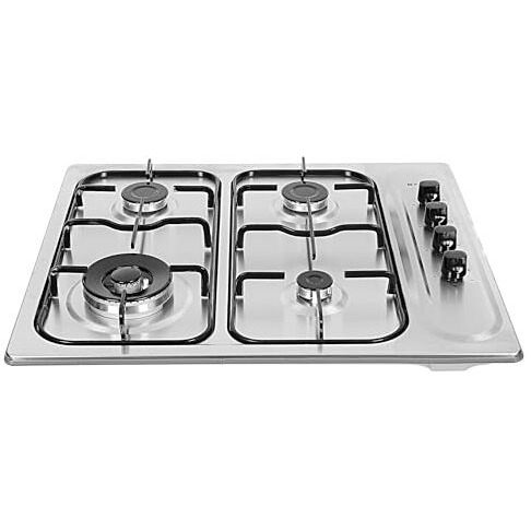 Faber Hob Fh 40 Amd Stainless Steel Top 4 Italian Burners (Silver)