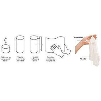 Perfect Pricee Magic Coin Compress Facial Coin Tablet Tissue Wipes Napkin Candy Packing For 100% Hygine (100)