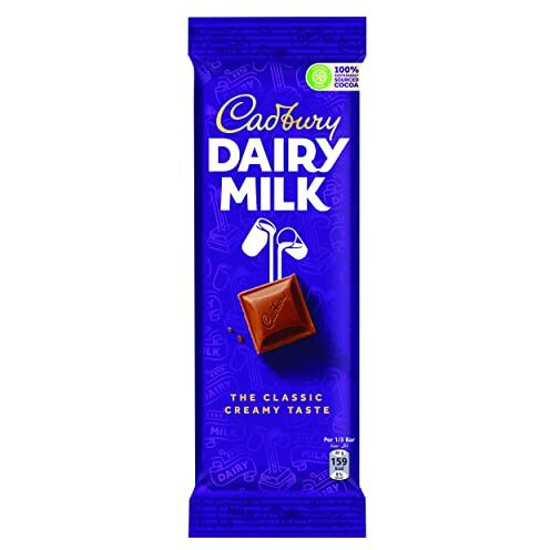Cadbury Dairy Milk Chocolate, 90 Grams