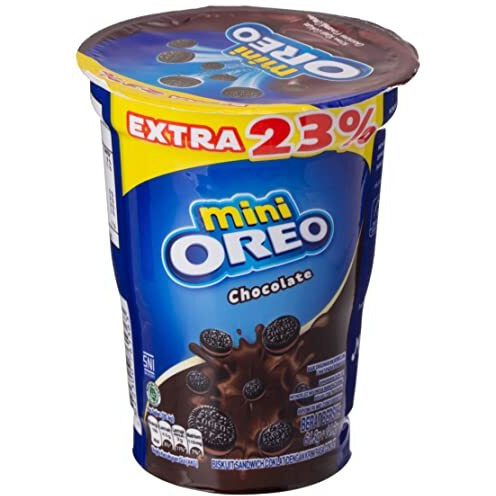 Oreo Mini Chocolate Flavoured Cream Biscuit Cup, 2 X 67 G