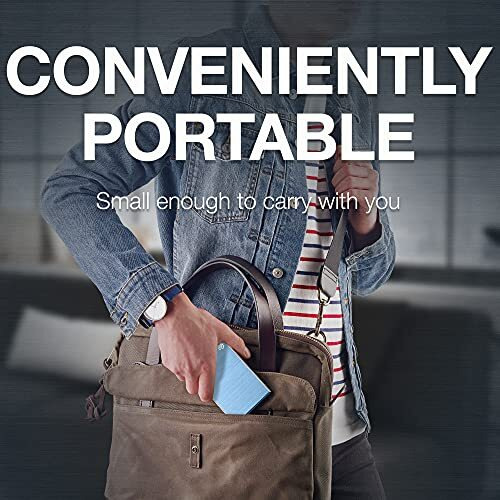 Seagate One Touch 2Tb External Hdd With Password Protection  Light Blue, For Windows And Mac, With 3 Yr Data Recovery Services, And 6 Months Mylio Create Plan And Dropbox Backup Plan (Stky2000402)