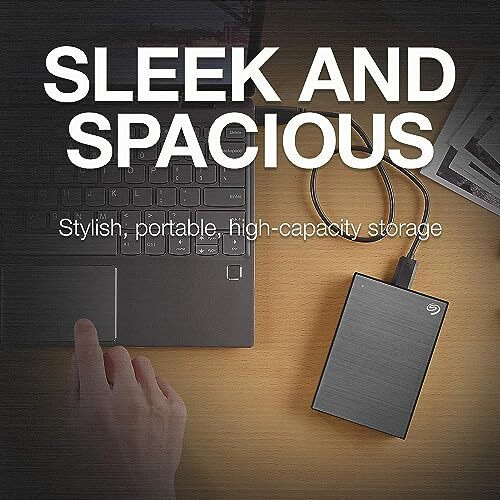 Seagate One Touch 4Tb External Hdd With Password Protection Space Gray, For Windows And Mac, With 3 Yr Data Recovery Services, (Stkz4000404)