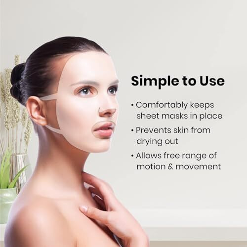 Xfopz 2 Pieces Reusable Facial Mask Cover Silicone Skin Mask Moisturizing Face Wrap For Sheet Prevent Evaporation Masks Face Care Tool