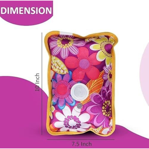 Kymio Heating Bag, Hot Water Bags For Pain Relief, Heating Bag Electric, Heating Pad-Heat Pouch Hot Water Bottle Bag, Electric Hot Water Bag,Heating Pad With For Pain Relief (Multi) (E-20)
