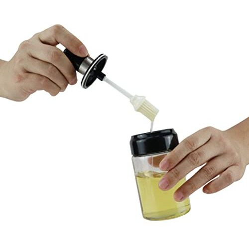 Excelity Oil Bottle With Silicone Brush For Cooking Bbq Kitchen