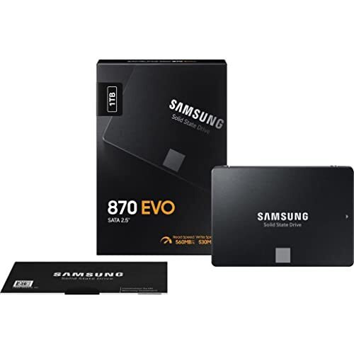 Samsung 870 Evo 1Tb Sata 2.5" Internal Solid State Drive (Ssd) (Mz-77E1T0)