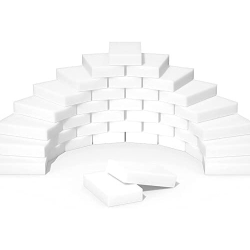 Mtroyaldia Magic Sponge Eraser, 40 Pack Premium Melamine Sponge Foam Cleaning Pads, Non-Scratch Scrub Sponge, Household Cleaning Kitchen Dish Sponges