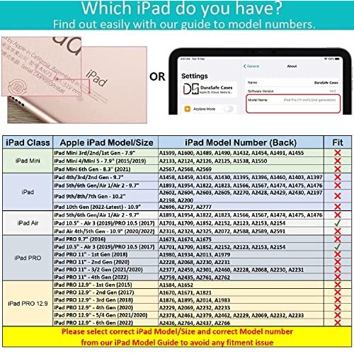 Durasafe Cases For Ipad Pro 10.5 Air 3 [ Pro 10.5 Inch Air 3Rd Gen ] A1701 A1709 A1852 A2152 A2123 A2153 A2154 Printed Folio Magnetic Smart Protective Sleek & Classic Design Cover - Starry Night