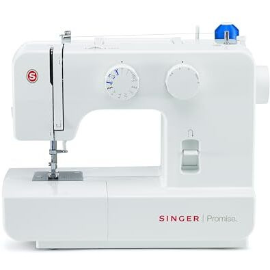 Singer 1409 Electric Sewing Machine -Built-In Stitches 9 And 22 Stitch Functions With 70Wt Powerful Motor & Feed Dog With106 Teeth In 6 Rows (White)  Get Free Online Interactive Master Class