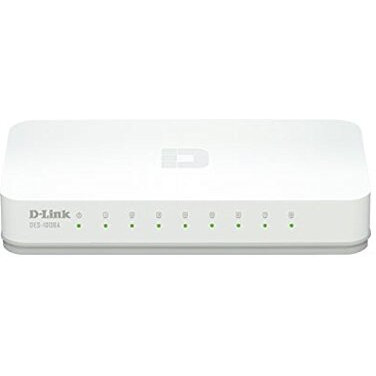 D-Link Des-1008C 8-Port 10/100 Desktop Switch (White)