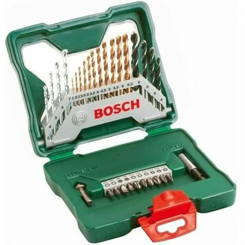 Bosch X30Ti Drill Bit And Driver Bit Set (30-Pieces), Iron, Straight
