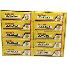 Batook 5 Sticks Banana Chewing Gum 20 X 12.5G - Pack Of 1, 250G