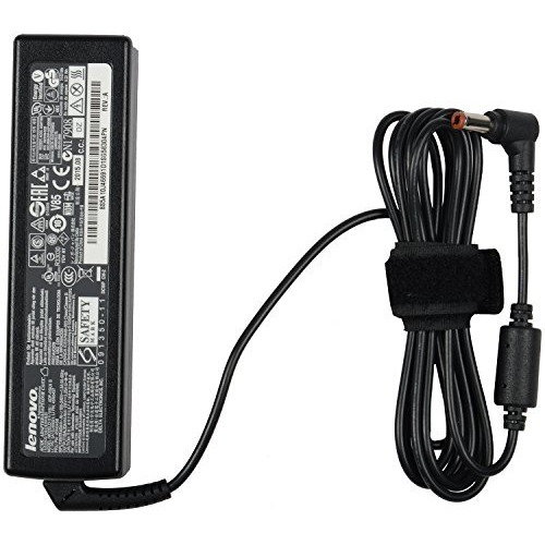 Lenovo 65W Usb Slim Tip Rectangular Pin Laptop Adapter/Charger With Power Cord For Select Models Of Lenovo Laptops (888015000, Black)